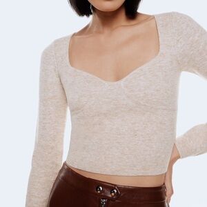 Wilfred Greer Sweater | Heather Tannin